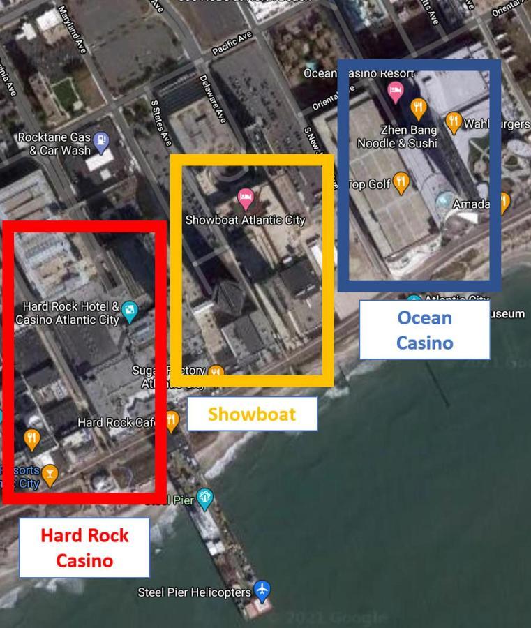 Boardwalk King Bed Retreats By Cozysuites Atlantic City Exterior photo